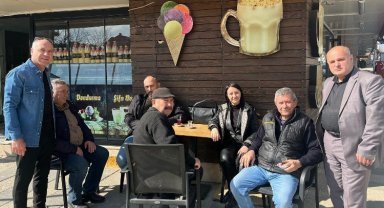 Bilecik'te bağımsız adaydan Pazaryeri'nde saha çalışması