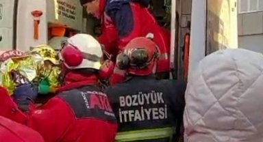 Bozüyük ekibi 100. saatte nefes oldu