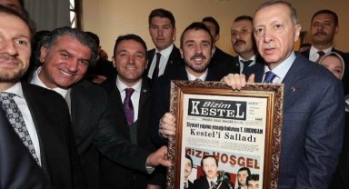 Bursa Kestel'den Cumhurbaşkanı Erdoğan'a anlamlı hediye