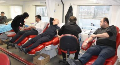 Bursa Yenişehir'de kan bağışına yoğun ilgi