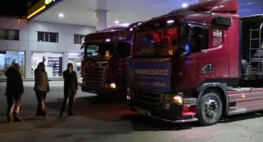 Çorum'dan Osmaniye'ye 27 ton un