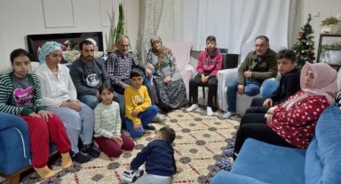 Depremden sağ kurtulan aile Keşan'a geldi