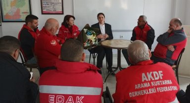 Edirne Arama Kurtarma Derneği'ne Başkan İba'dan ziyaret