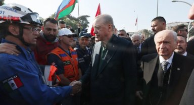 Erdoğan ve Bahçeli Hatay'da