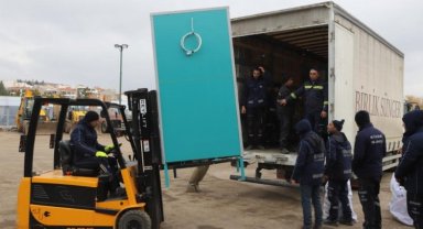 Eskişehir'den deprem bölgesine seyyar tuvalet