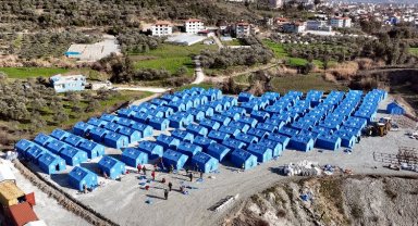Hatay'da 1500 kişilik çadır kent kuruluyor
