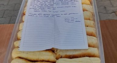 Hatay'daki İzmit'in aşevine gelen mektup depremzedeleri duygulandırdı