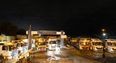 İş makineleri deprem bölgesinde