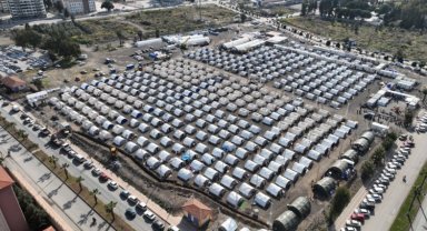 İskenderun'da 'Çadır Kent'in altyapısına Beylikdüzü eli