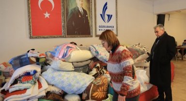 İzmir Güzelbahçe'nin kalbi depremzedelerle