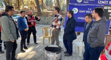 İzmit'in Hatay'daki aşevine Saadet Partisi'nden ziyaret