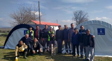 Kahramanmaraş ve çevresindeki 40 köyde İzmir dayanışması