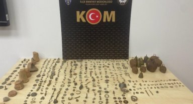 Keşan'da tarihi eser operasyonu