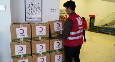 Kızılay'dan afetzedelere destek