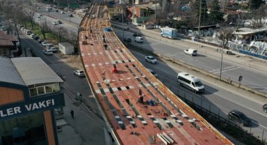 Kuruçeşme'de ray imalatı devam ediyor