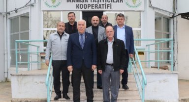 Manisa Büyükşehir'in MHP Grup Sözcüsü'den 'Taşıyıcılar'a teşekkür ziyareti