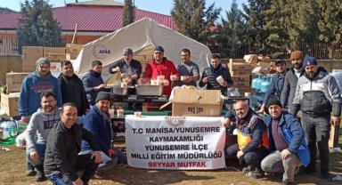 Manisa Yunusemre'de okullar deprem bölgeleri için seferber oldu
