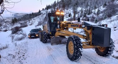 Mersin'de kar seferberliği