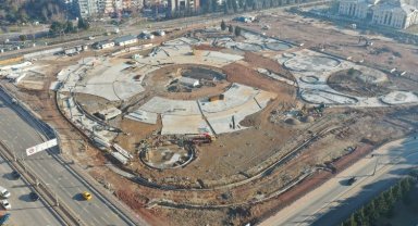 Milli İrade'nin çelik konstrüksiyon montajı yapılıyor