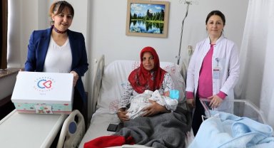 Miraç Bebek Çerkezköy'de dünyaya geldi