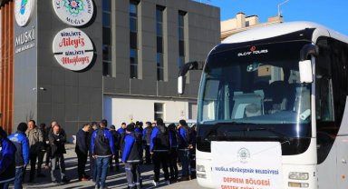 Muğla Büyükşehir afetzedelerin yanında