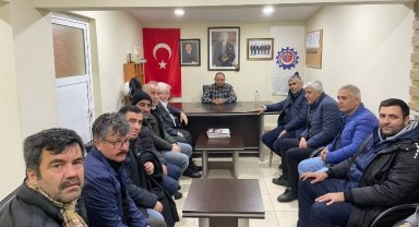 Özçelik-İş yönetimi İskenderun'da üyelerle buluştu