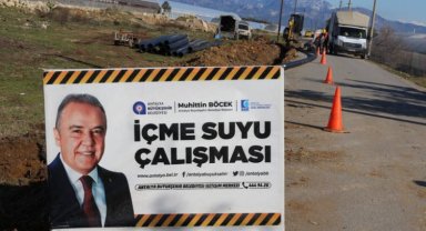 Serik Şatırlı'ya yeni içme suyu hattı