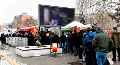 Vatandaşlar ucuz ete hücum etti!