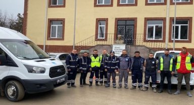 Afet bölgesine personel desteği sürüyor