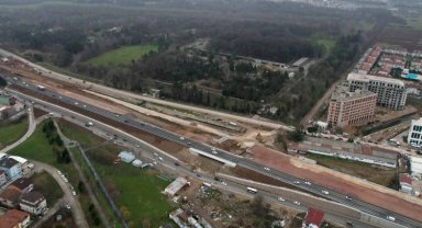 Alikahya Stadyum yolu süratle devam ediyor