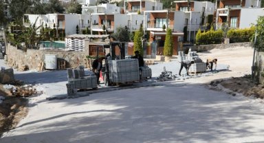 Bodrum'da alt ve üst yapı çalışmalarına devam