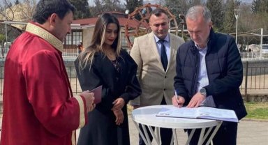 Bursa İnegöllü zabıta memuru Kahramanmaraş'ta dünya evine girdi