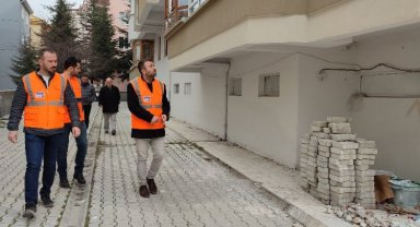 Çorum Belediyesi riskli binaları denetliyor