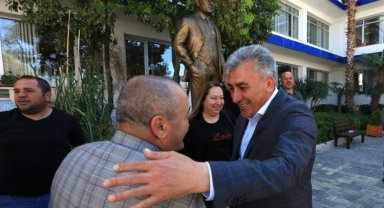 EYT'li çalışanlardan Güzelbahçe Belediyesi'ne veda