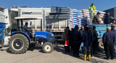 Gaziantep Büyükşehir'den afette etkilenen üreticilere destek