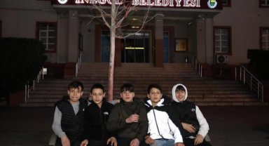 İftar sonrası çaylar Bursa İnegöl Belediyesi'nden