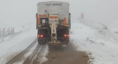 İzmir karla mücadele için sahada