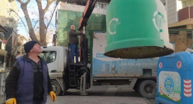 İzmit'te her ay 30 ton cam atığı dönüştürüyor