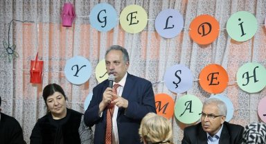 Kayseri Talas protokolü depremzedelerle iftar sofrasında