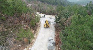 Kazdağları'nda yol sorunu bitiyor
