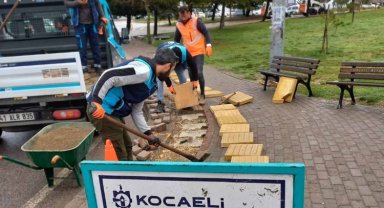 Kocaeli'de Yol Bakım Timi'nden engelsiz ulaşım