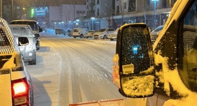 Nevşehir Belediyesi'nden karla mücadele