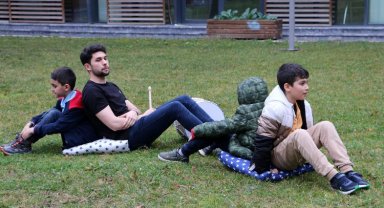 SGM'li miniklerden doğa sevgisi için drama etkinliği