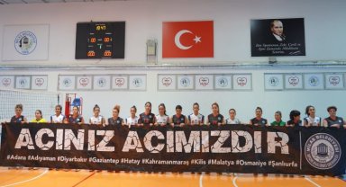 Taraftarlar bu kez afetzede kadınlar için buluştu