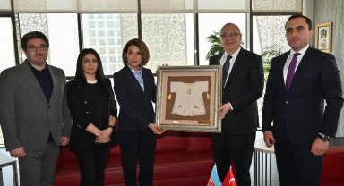 Azerbaycan İstanbul Başkonsolosu'ndan Başkan Ergün'e ziyaret