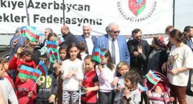 Azerbaycan'dan Kahramanmaraşlı depremzedelere ziyaret