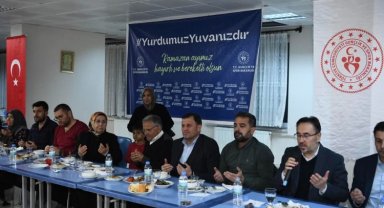Büyükkılıç ailesi iftarda depremzedeleri ağırladı