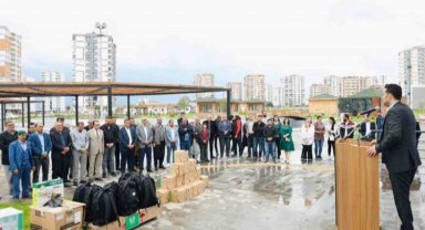 Diyarbakır'da besicilere ekipman desteği