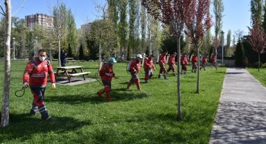 Kayseri Kocasinan Belediyesi'nden haşere ile mücadele