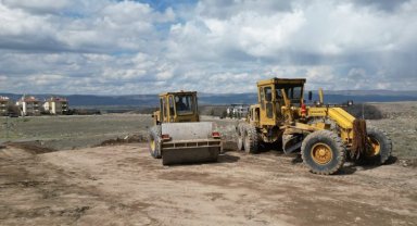 Kayseri Melikgazi'den yol çalışması